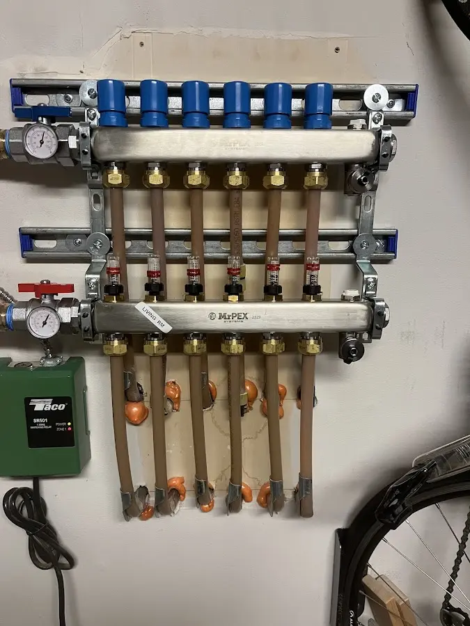 Plumber performing Leak Detection at a residential property in Piney